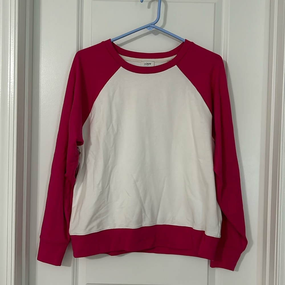 Baseball style sweatshirt